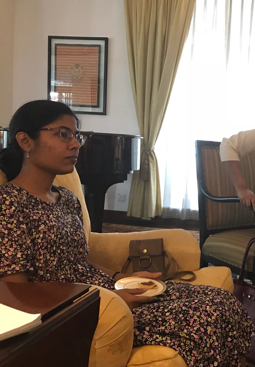 CanHCSriLanka's tweet photo. Met with #FemParl alumni of 2018 & 2017 & delegate to Vienna MSP for #OttawaTreaty today at 🇨🇦 House to discuss outcomes and next steps. Can’t wait to continue the discussions with these amazing #lka leaders! https://t.co/X3WSh4Xndy
