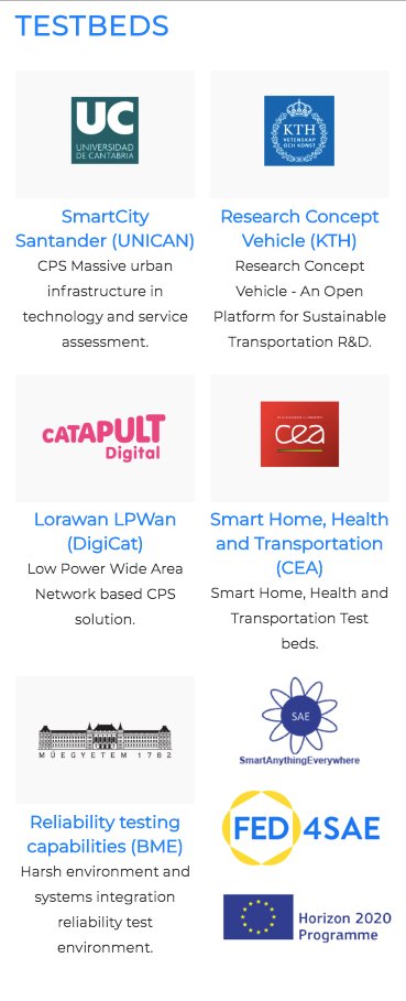 Want to test your #smart product or #CPS solution in harsh environments or #smartcity #testbed ? Access testbeds, #funding and #tech #support across Europe through #FED4SAE