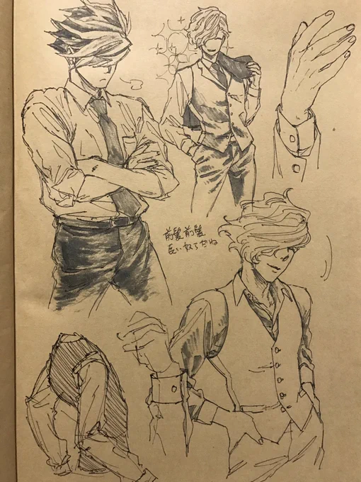 タバコ手だけじゃ飽きるんで久々にスーツを練習中
着せ替え出来るキャラがいるのは助かる
今の所3ピーススーツを着けるキャラは1人だけなんだ 
