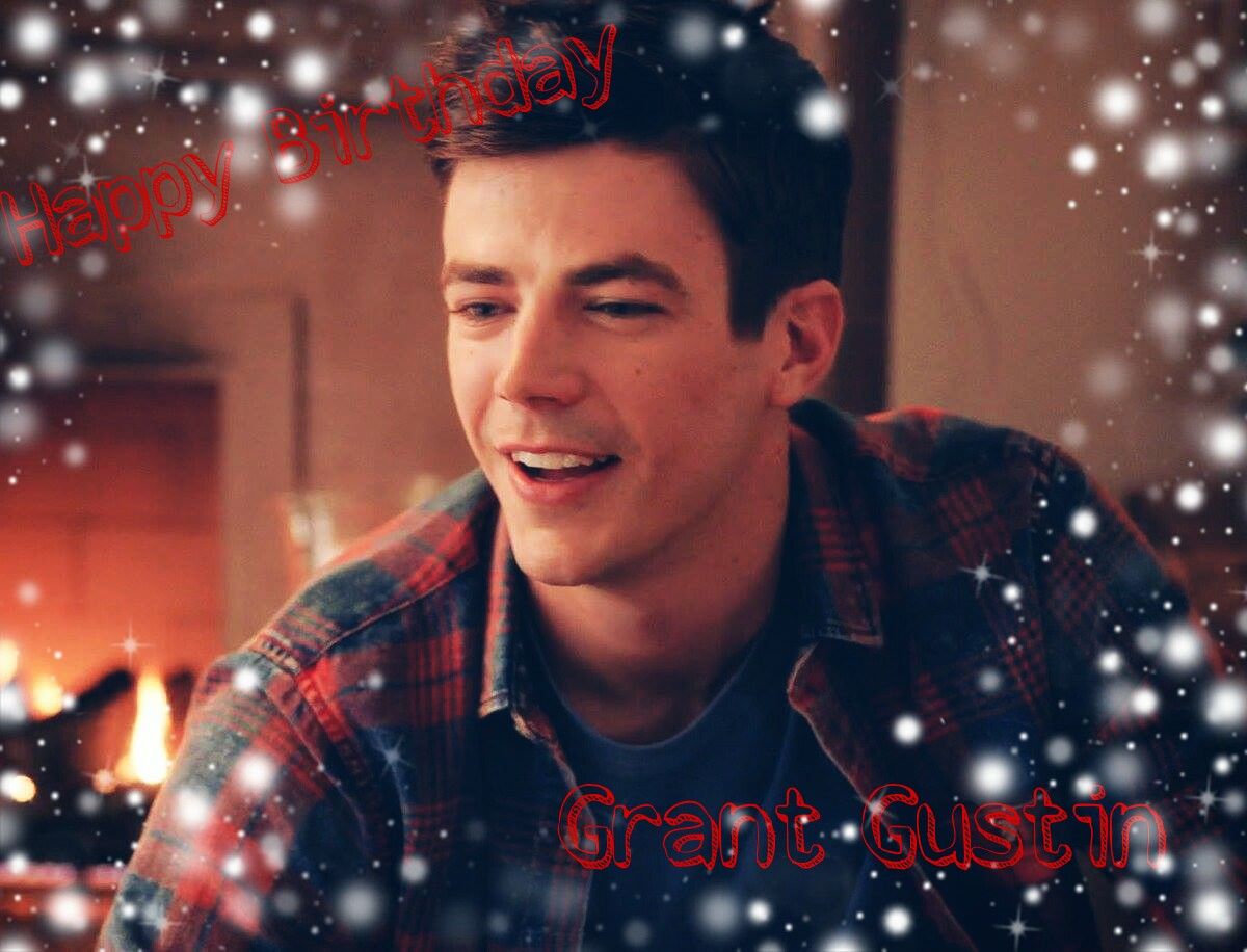 Happy Birthday Grant Gustin wish you the best       