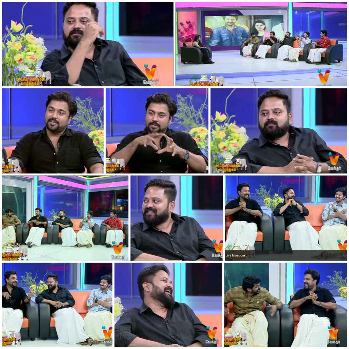 So much fun even in 30min interview👏😜😝👌 now I'm thinking how the movie'll be.. #GalattaGang😂😂 #ThittamPoattuThiruduraKootam @raghunathan_ps @moulistic Anna's😋😋😍😍 &Team at @Vendhamedia @Vendhartv #PongalSpecial #TPTK....❤❤❤ #Promotion