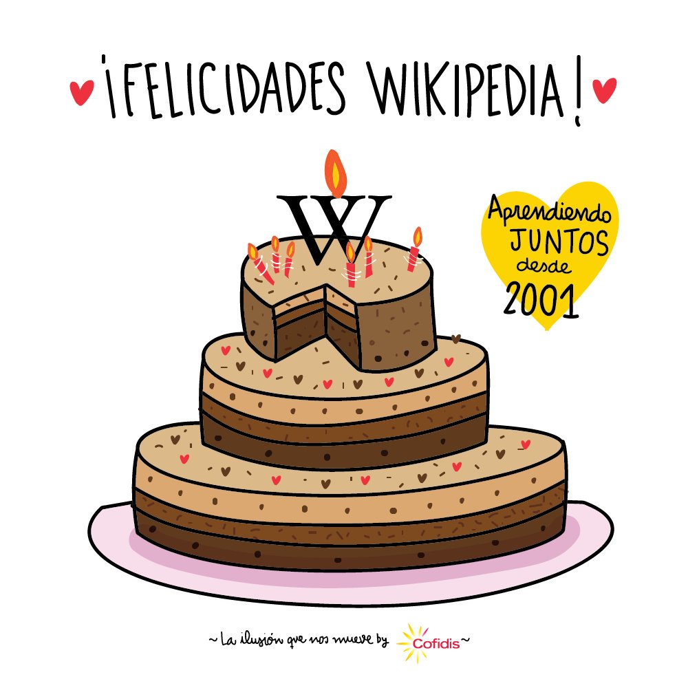 proyectoilusion's tweet photo. #BuenosDías de #Lunes! Hoy homenajeamos a la #enciclopedia que tanto nos ha enseñado desde 2001. #Felicidades #Wikipedia! Gracias a todos los colaboradores que nos ilustran con sus #conocimientos.
https://t.co/yZJCLJRoF7 https://t.co/hNKOzHcZ4F