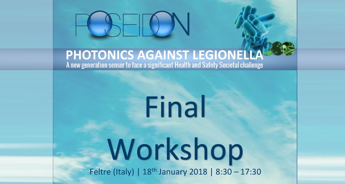 POSEIDON PROJECT WORKSHOP GRATUITO FINALE 
#18gennaio Lotta alla #legionella. Incontro gratuito aperto a tutti presso gli stabilimenti Clivet di Feltre. I risultati del progetto finanziato dal programma dell'European Union <a href="/UnioneEuropea_/">Unione Europea News</a> <a href="/H2020Projects/">Horizon2020Projects</a> goo.gl/jD4bx8