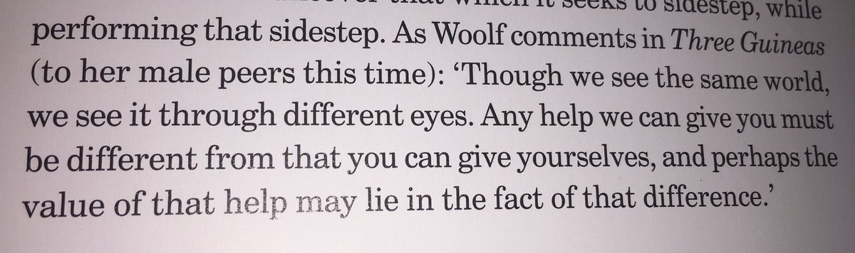 Virginia Woolf. A woman ahead of her time. This is still the strongest argument for gender diversity in the workplace.