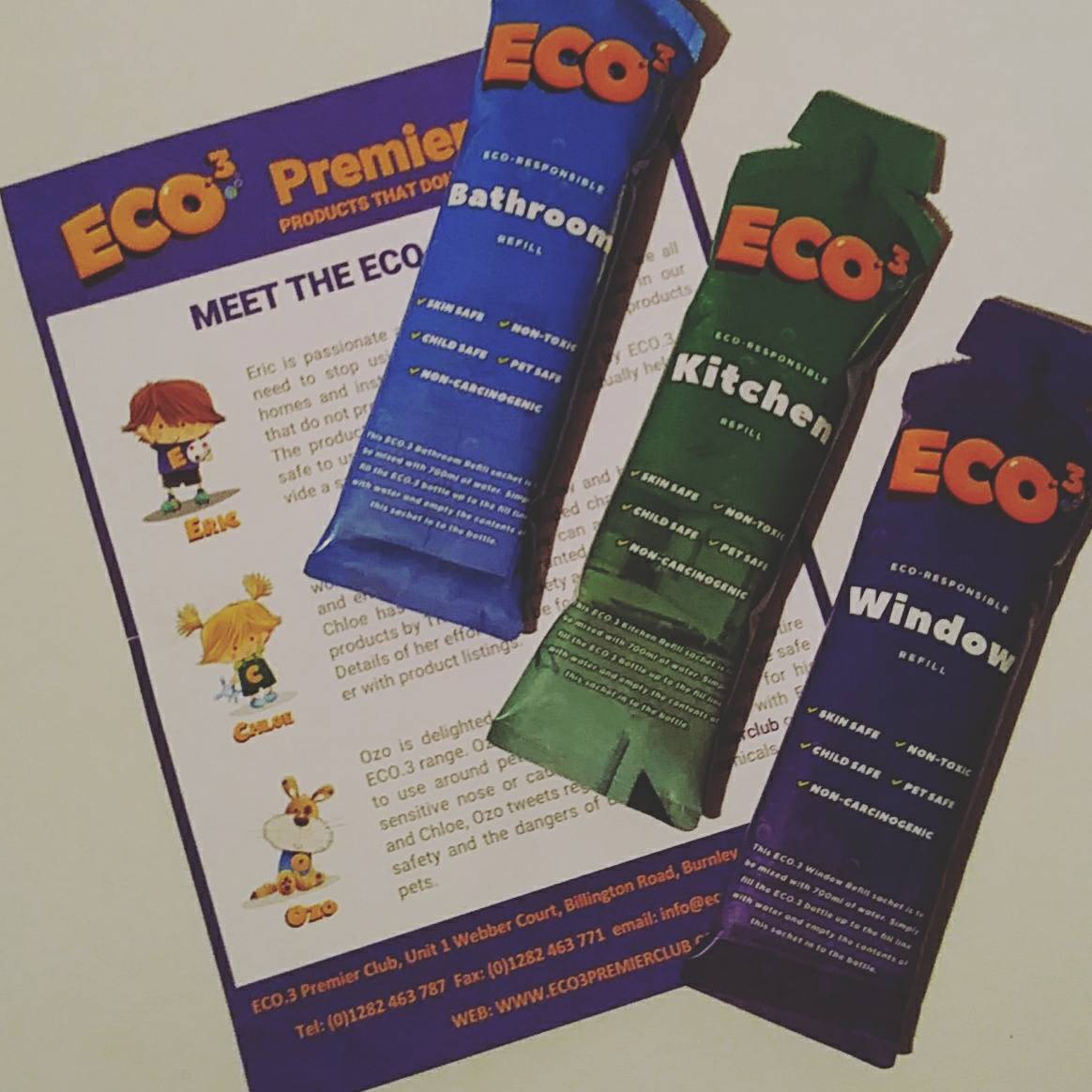SavvyComper's tweet photo. Free Eco3 cleaning samples. I've never used these products before so am looking forward to trying them ☺ #free #freebie #freesample #freesamples #eco3 https://t.co/ne5IuDKCcU