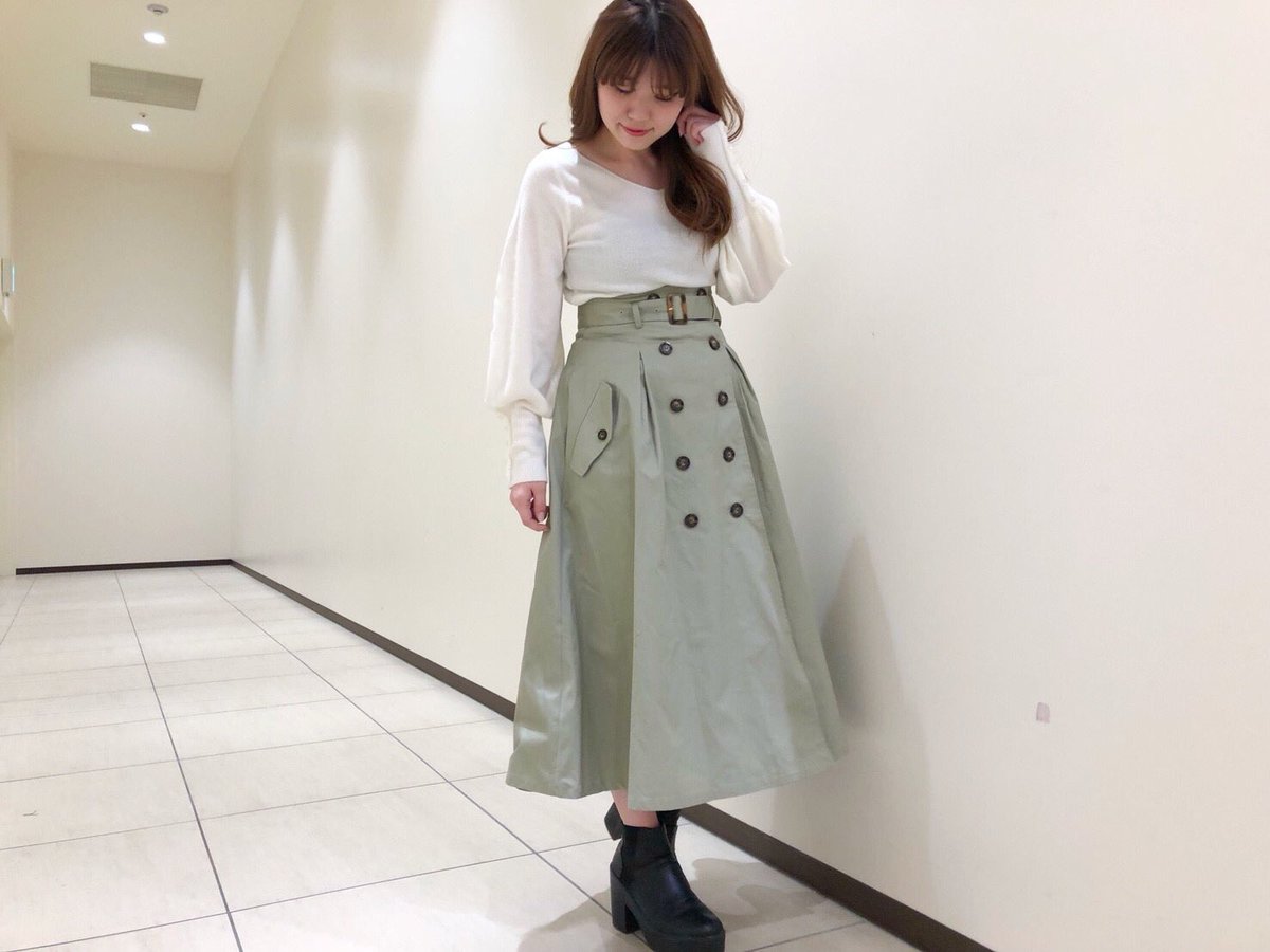 Dazzlin 仙台parco店 Twitterren 新作おすすめ トレンチライクマキシスカート 8 900 Tax 大人気の トレンチスカートのマキシ丈バージョンがでました 春らしいカラーバリエーションがポイントです 今ならmsp会員様 2buy Off Dazzlin T Co