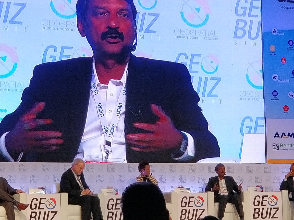 Next big opportunity for #geospatial industry is #marine solutions as 70% of Earth is water and it has tremendous resources available. Raj Alla, CEO of <a href="/IICTechnologies/">IIC Technologies</a> #geobuiz #GWF2018