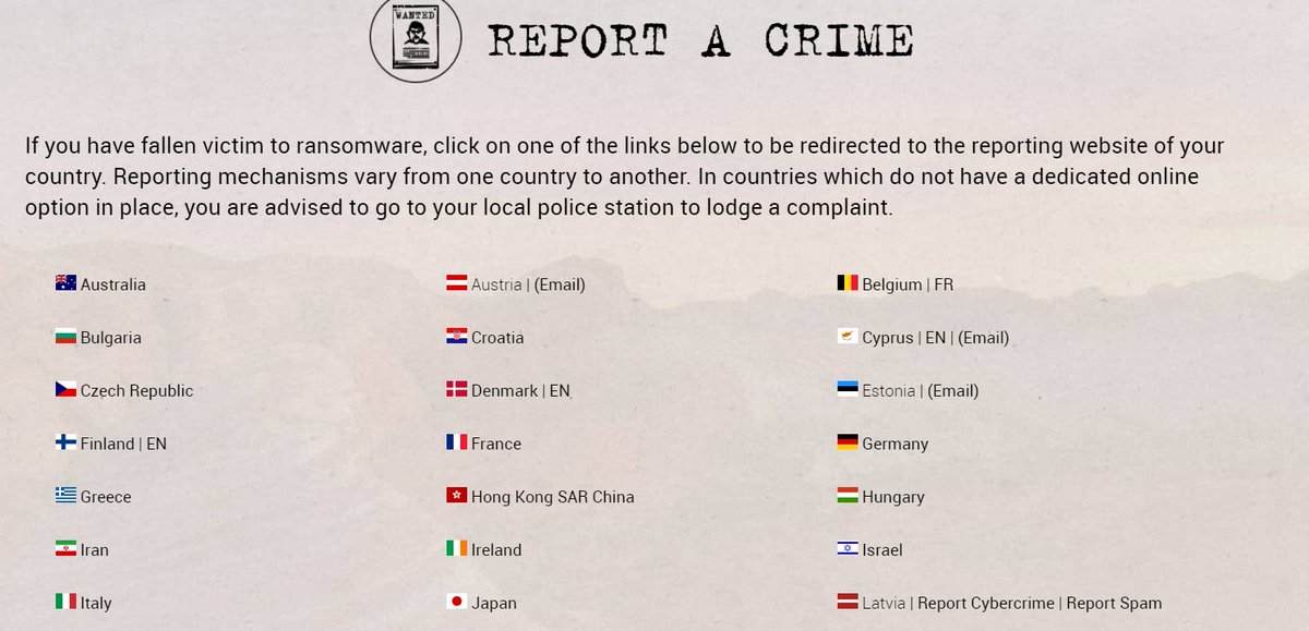 Raj_Samani's tweet image. If you have fallen victim to #cybercrime the #NoMoreRansom portal provides a one-stop place to report the crime to local law enforcement nomoreransom.org/en/report-a-cr… #ransomware cc @BrianHonan @EC3Europol
