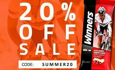WinnersBars's tweet image. *Winners Bars - 20% Off Sale*

Stock up for a big summer of cycling with 20% OFF all items from winnersbars.com 

Coupon Code: SUMMER20

Offer ends 31 Jan 2018
