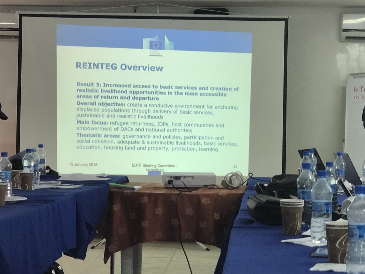Attending the national program steering committee organized by <a href="/MoPIED_Somalia/">MoPIED</a> #NOASOM it is a great opportunity to engage and streamline our efforts on response &amp; management of reintegration of mixed migration flows in which #Benadir receives a large portion.