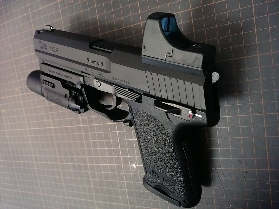 8200　東京マルイ HK USP マイクロプロサイトマウント付き　ガス漏れ　3 8200 東京マルイ HK USP マイクロプロサイトマウント付き ガス