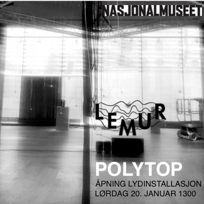 lemurfm's tweet image. We are very happy to announce that Lemur is the Ensemble in Residence at The National Museum - Architecture in Oslo in 2018!