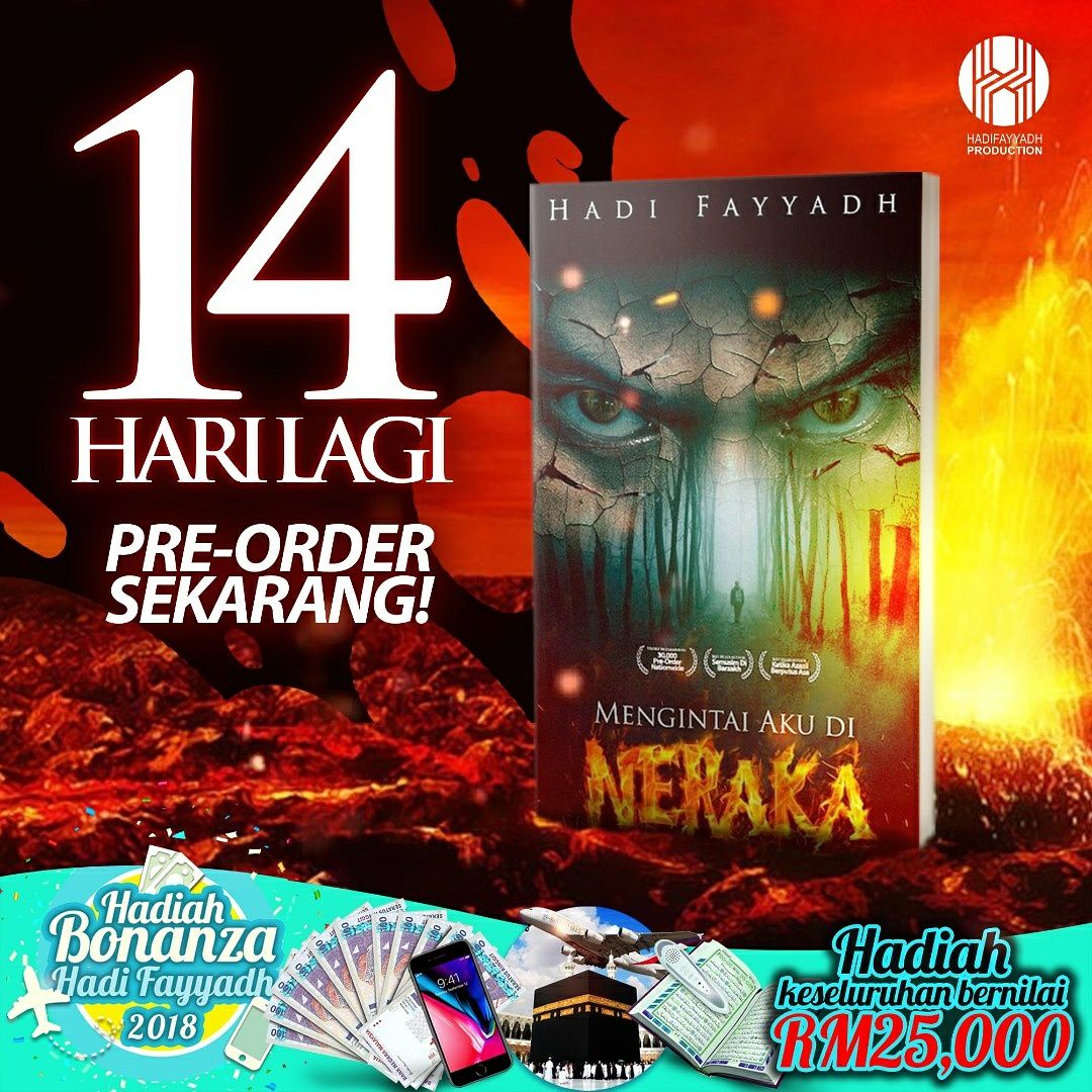 HF_Collectionz's tweet image. 😨TINGGAL 14 HARI LAGI?😱
.
Dapatkan satu lagi Novel PERCUMA, Menatapmu Dalam Dukaku dengan setiap pembelian Novel Mengintai Aku di Neraka.

Jom Pre Order sekarang sementara TAWARAN ini masih sah sebelum ianya TAMAT pada 28 JANUARI 2018 ini!

Hubungi kami sekarang! +601111659603