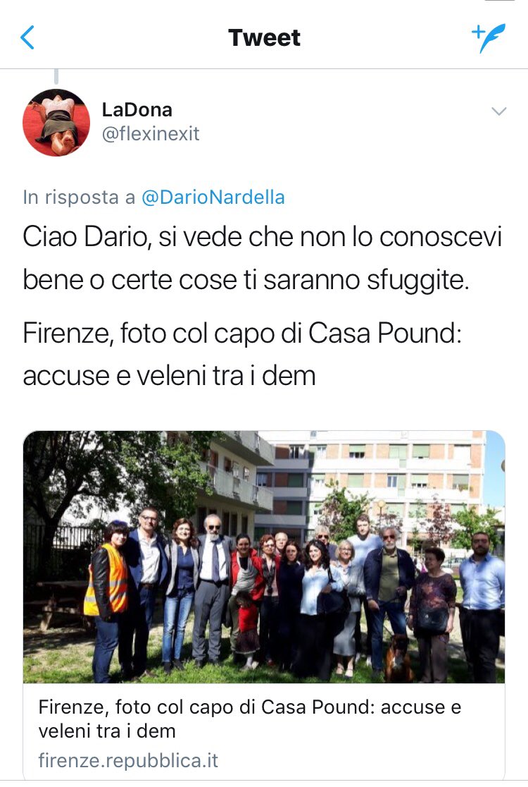 poltronaggio's tweet image. Maurizio #Sguanci, il Presidente #PD del Municipio 1 di #Firenze che dice che “nessuno in questo paese ha fatto quello che ha fatto LVI in vent’anni” parla di Mussolini.
Ma #Nardella lo conosce “da molti anni” ed ha chiesto scusa.
Ma la memoria è corta e le “scuse” un’abitudine.
