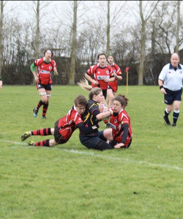 23 points to welcome myself back to fitness, buzzing to lead @RisLadiesRFC to a 33-7 win at home ❤️🖤❤️🖤#rehabsucks