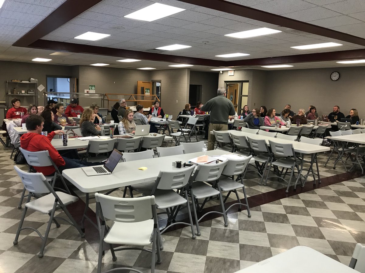 DavidMOttley's tweet image. Great conversation about focused improvement in the areas of community and curriculum! Awesome ideas from an amazing staff👍 #USD432PRIDE