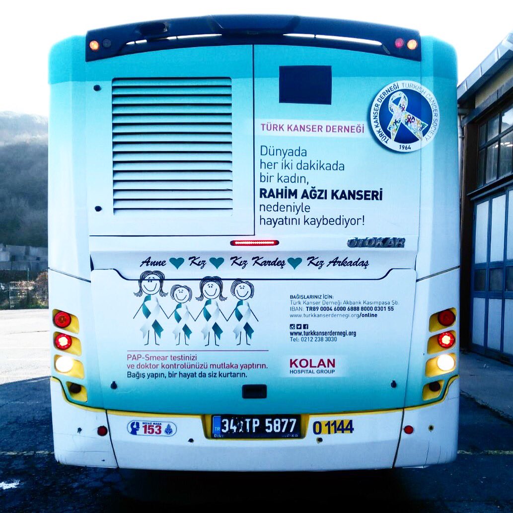 Otobüslerimiz farkındalık için iş başında