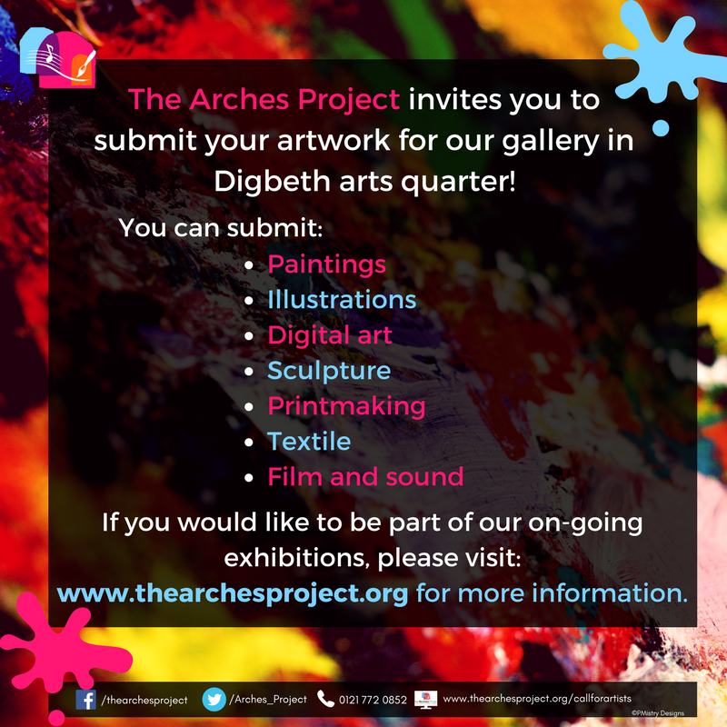 Arches_Project's tweet photo. Sign up to our ongoing exhibitions for 2018! Visit: https://t.co/j35VWArHgB #CharityTuesday #BrumHour #SolihullHour #WMHour #Charity https://t.co/vtSyP24zNi