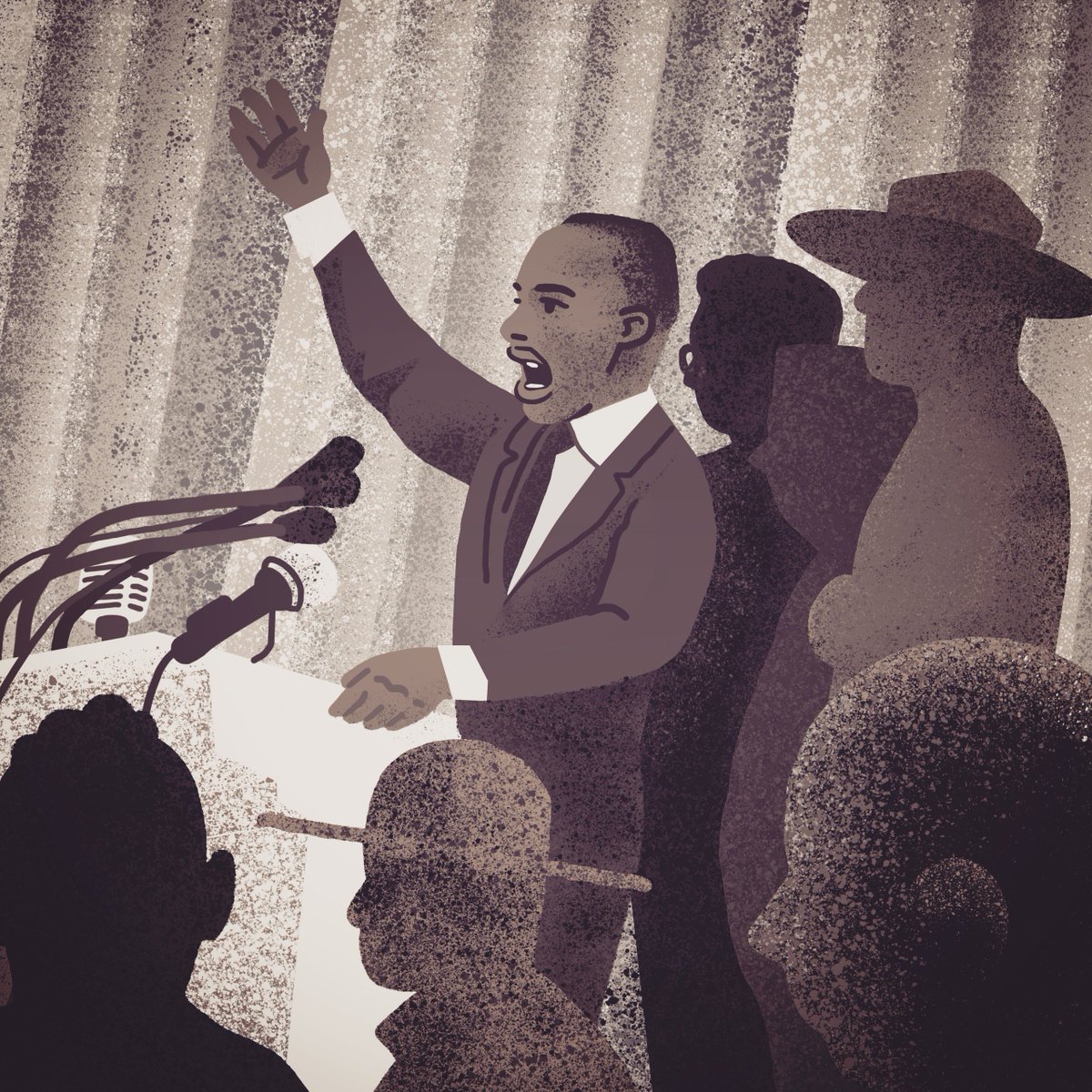 blinktower's tweet image. Commemorating the life and achievements of Martin Luther King Jnr. #MLKDay