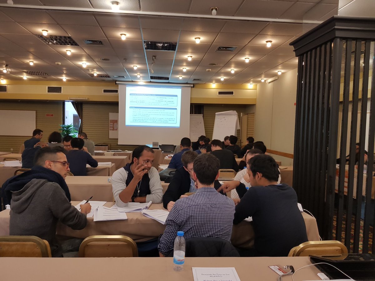 ILjubic's tweet photo. Working on exercises on #networkoptimization at #netopt2018
Tough PhD life
#orms https://t.co/2K4D0Mo6oX