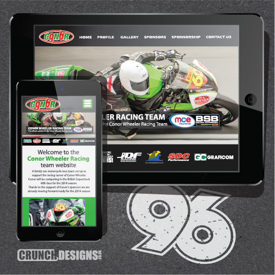 CrunchDesigns1's tweet photo. Checkout Conor Wheeler's new motorcycle racing website that we have just finished https://t.co/fJ9eSGupgL
To get your website designed by us please email: sales@crunchdesigns.co.uk
#FitaKitchen #JDFRacing #SDCPerformance #MFMTrackBikes #BBPlasticsLtd #KentDogBehaviourTraining https://t.co/jNejwCtNFA