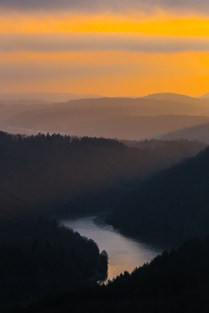 Gestern Morgen an der #Saarschleife (wt)