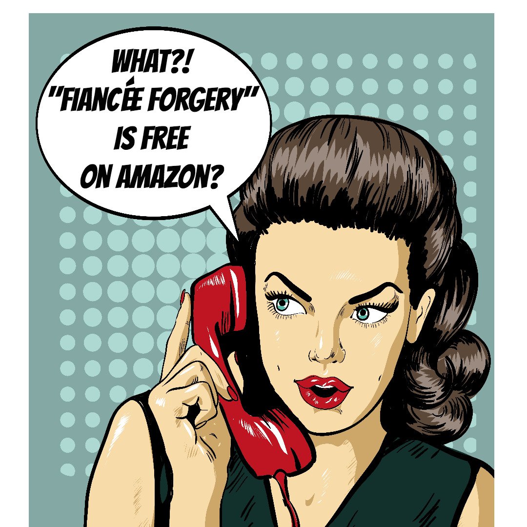 ElleViviani's tweet photo. Exciting news: FIANCÉE FORGERY is FREE on Amazon!
 👉https://t.co/yrPqIBPKQG
 ★ Sale ends Friday the 19th, so grab your copy before it's gone! #freebook #Amazon #KindleUnlimited #giveaway #bookgiveaway https://t.co/jZeky2iXIi