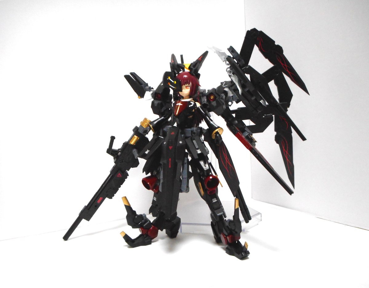 #この作品がなかったら今の自分は存在しなかったと言っても過言ではない作品を晒すべし 

禁断とは、拒むもの避けるもの
今までデザインとして避けてきた厨二性のもの、それを体現しているものだから、

だからそれは『Forbidden Wing』

禁断は故に禁じられる(ง˘ω˘)ว 