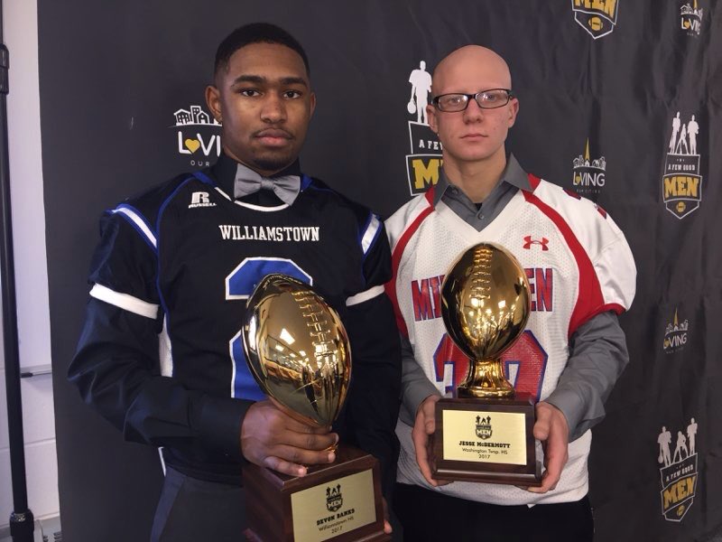 WTHS_Athletics's tweet image. Congratulations to @TwpMinutemen_FB student athlete Jesse McDermott on receiving the A Few Good Men @afewgoodones Award #Sportsmanship