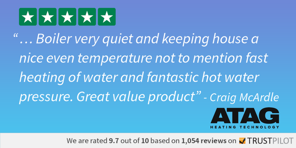 atagheating's tweet photo. We are proud of our industry-leading 9.7 @Trustpilot rating based upon over 1,000 customer reviews. Take a look at what homeowners are saying about our boilers, our service and our ATAG Selected Partners: https://t.co/798FV1luV6  #TheATAGDifference https://t.co/gOO9GYQdV3