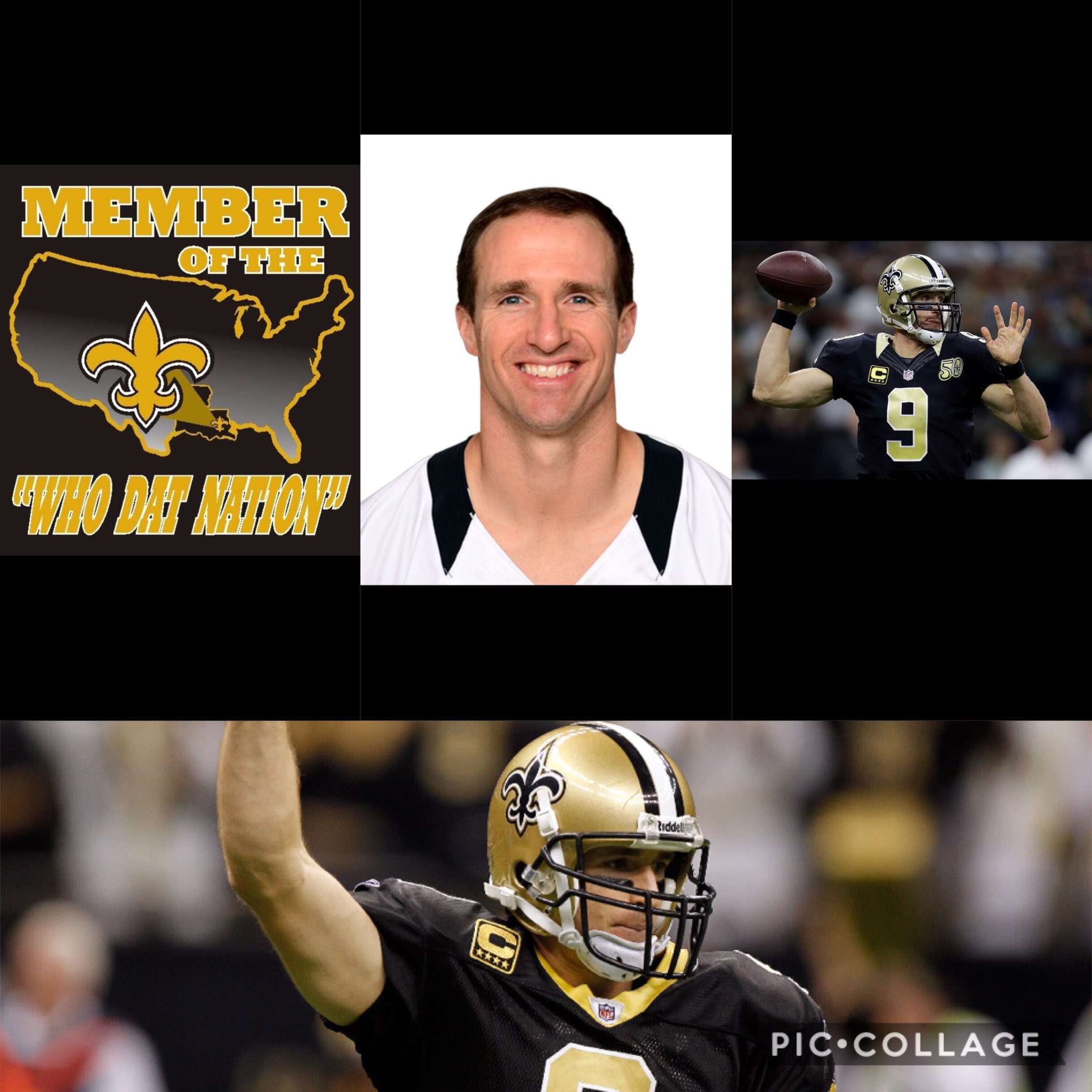 Happy birthday to New orlean saints player Drew brees I hope you have a great birthday       