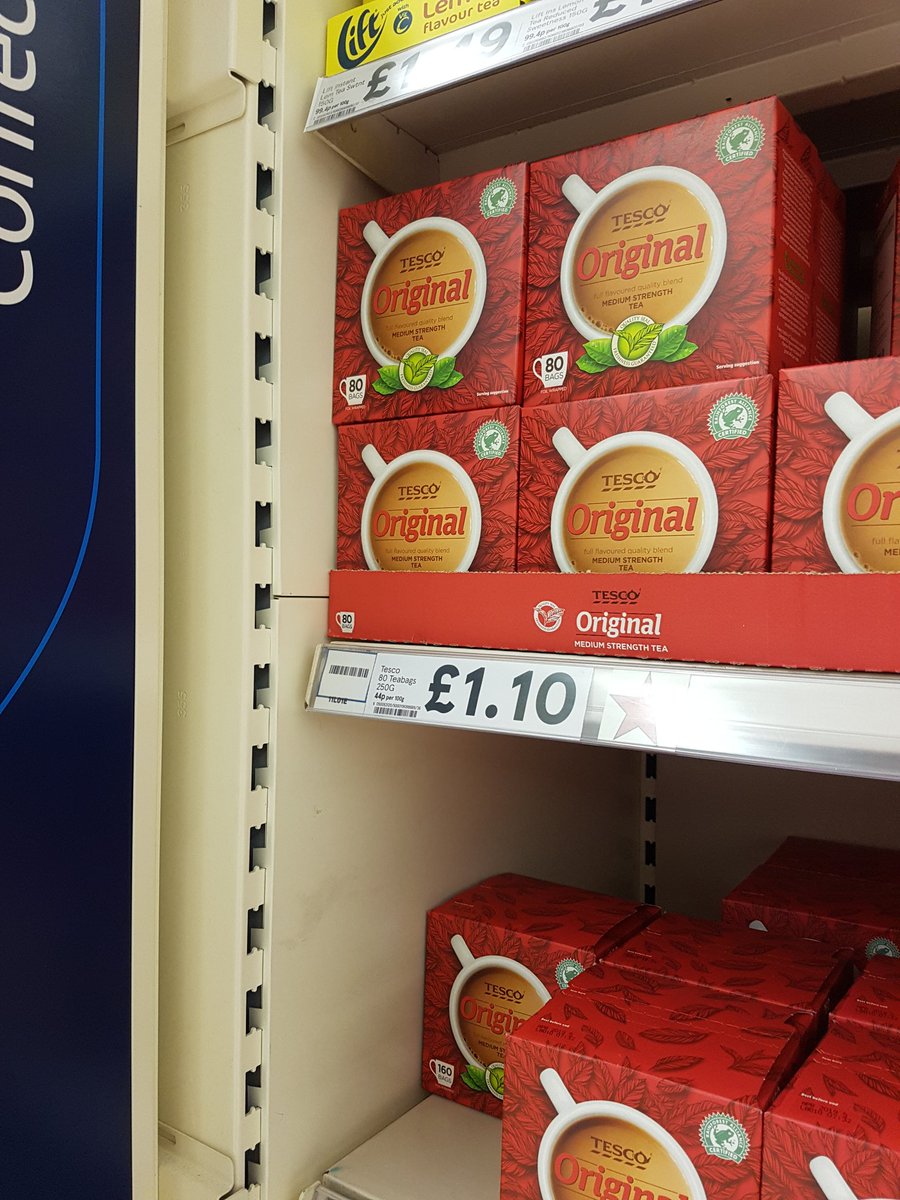 kat_jay_ben's tweet photo. @Tesco why do your decaf tea bags cost more than the normal ones? #notgoodenough https://t.co/dftuBJiCur