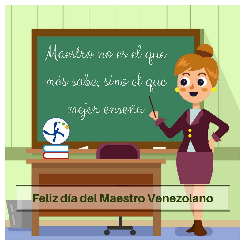 Miservec's tweet photo. Feliz día a los #maestros Venezolanos, esos que se entregan cada día con dedicación a la entrañable labor de formar para vivir https://t.co/QfpgvPoVon