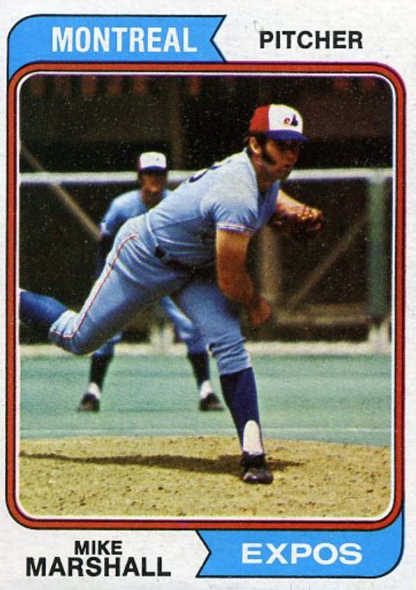 Happy birthday to former relief pitcher Mike Marshall, who turns 75 today. 