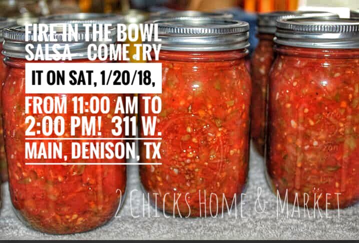 2chickspaint's tweet photo. We’re excited to keep growing our Market offerings by bringing you the best we can find! 2 of the latest! #2chickshomeandmarket #fireinthebowlsalsa #cooksfarmandranch https://t.co/039kbZZ4is