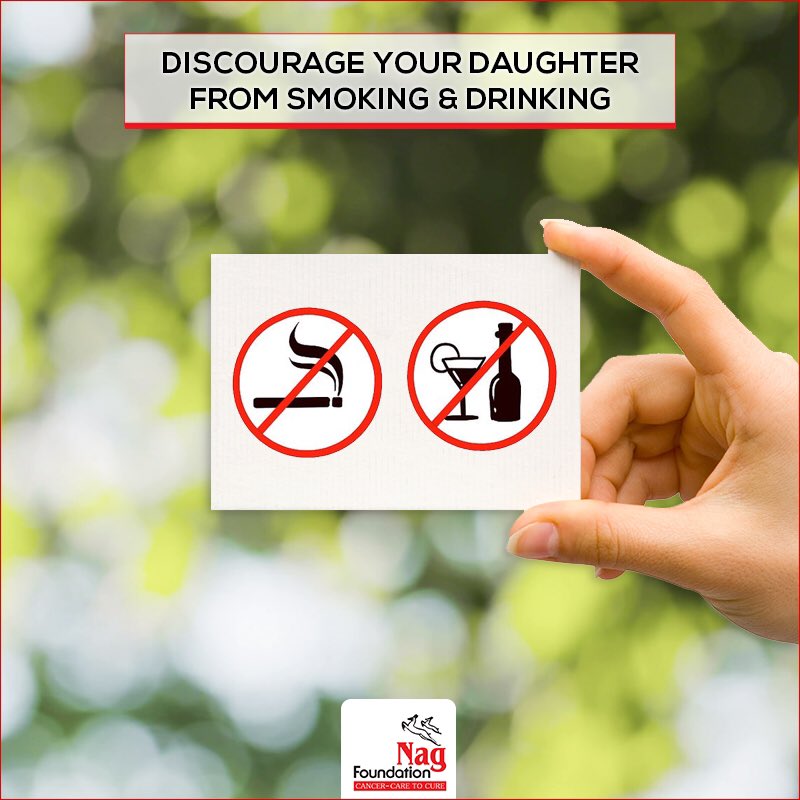 You may have discouraged her already. But next time, let your daughter know that even moderate alcohol consumption of 2 drinks a week can increase breast cancer risk. 

To know more log onto nagfoundation.org

 #CancerTreatment #BreastCancer