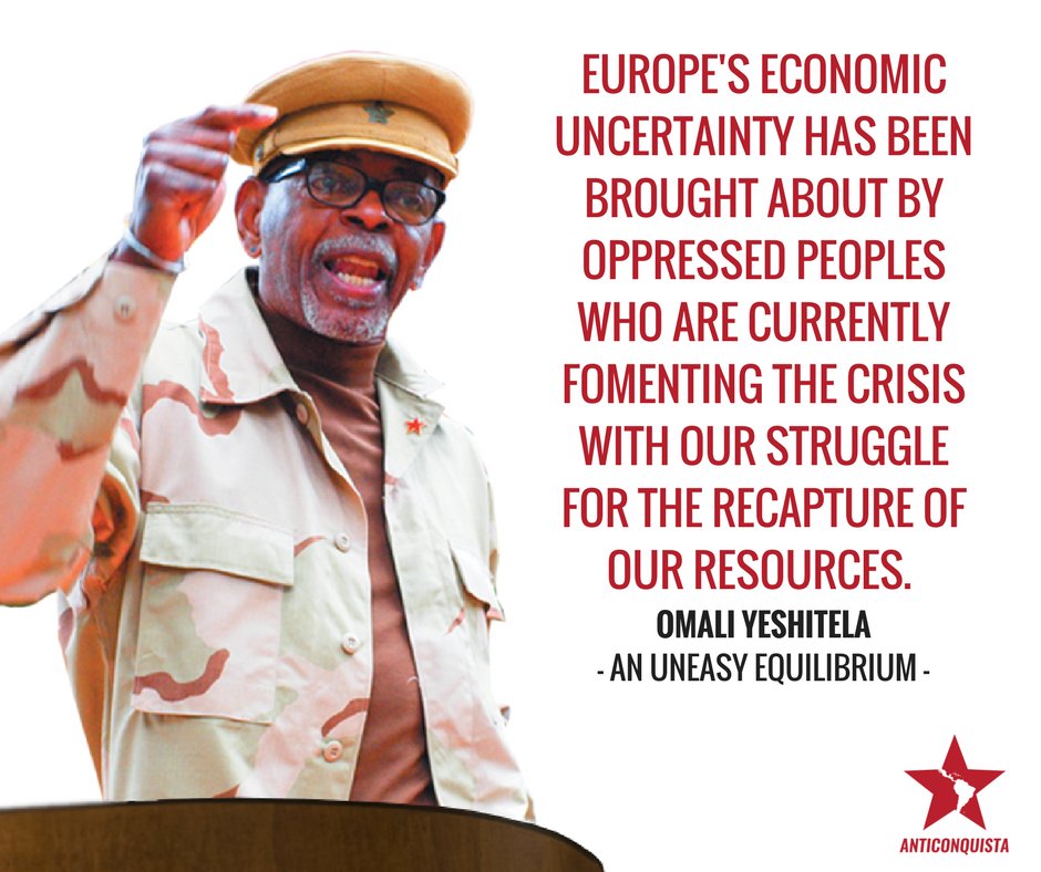 #RevolutionaryReads | We suggest Omali Yeshitela's 'An Uneasy Equilibrium: The African Revolution Versus Parasitic Capitalism,' which can be purchased from burningspearmarketplace.com