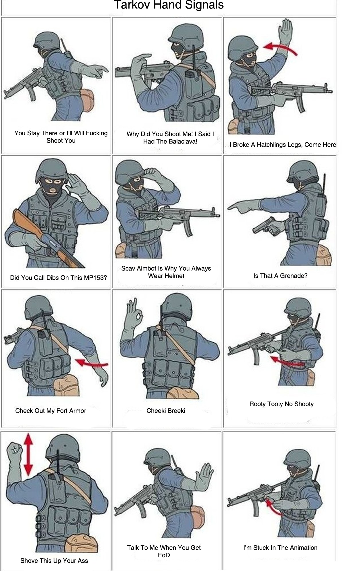 Eft Beta Announcer Escapefromtarkov Tarkov Hand Signals T Co Dqx7q8bkzp Twitter