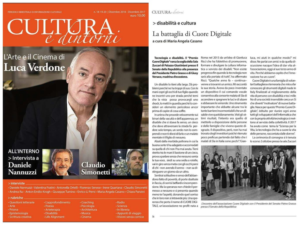 CuoreDigitale's tweet photo. Anche l'#innovazione non va avanti senza cuore. Cultura e Dintorni racconta l'impegno di Cuore Digitale e i progetti delle #startup che hanno preso parte alla 3^ edizione di Premio #CuoreDigitale. La versione integrale sul numero 18/20 che trovate nelle librerie @LaFeltrinelli https://t.co/5eLHcCHQy4