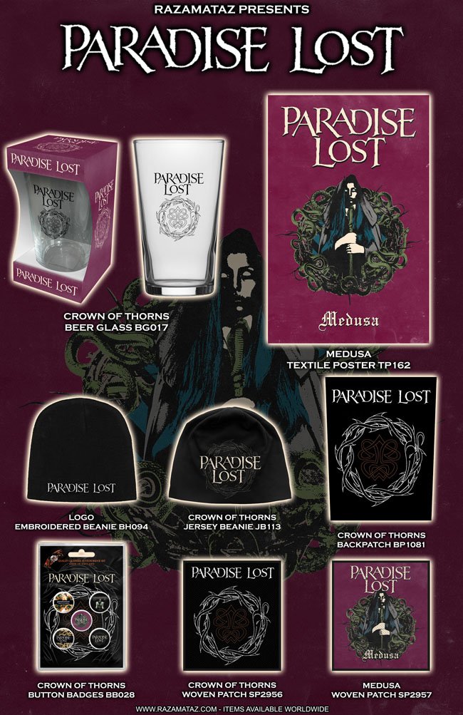 Paradise Lost merchandise coming soon