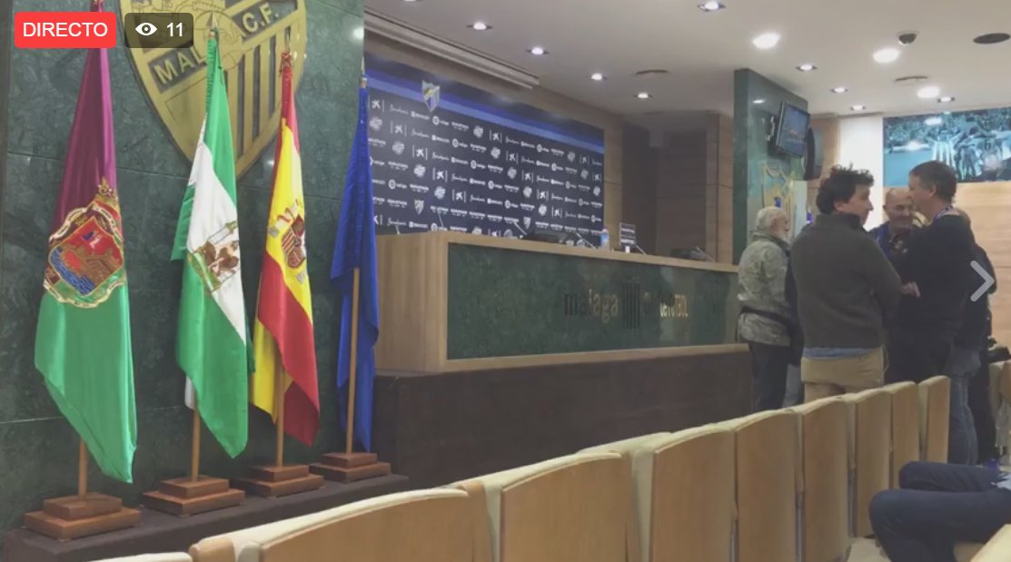 🔴 EN DIRECTO 

Señal vía #FacebookLive para seguir en vídeo la presentación de José González como nuevo entrenador del #MálagaCF. 

¡Entra y síguela! 👉 facebook.com/ElDesmarqueMal…