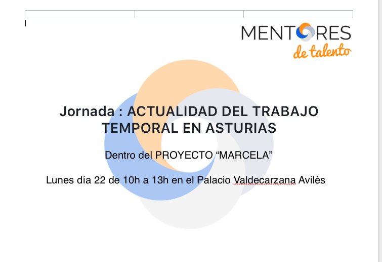 MentoresTalent's tweet photo. #jornada : Actualidad del #empleo temporal en #Asturias @FYEAviles @MentoresTalent https://t.co/1iZoFtaQMd