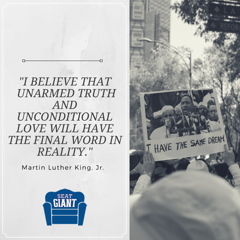 seatgiantCO's tweet photo. Happy #MLKDay from all of us at #SeatGIANT - we are #celebrating by remembering some of our favorite #InspirationalQuotes
#WEHAVETICKETS #SeatGiantCO #SeatGIANT #denver #303life #Broncos #BRONCOSCOUNTRY #coloradohockey #Colorado https://t.co/5Q6vsLZCgA