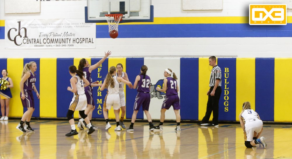 it looks like <a href="/kyleighpicha6/">Kyleigh Picha</a> trusts her team enough to score while taking a 'shoe-tying-timeout' on the court... #truetrust #mflmmbulldogs