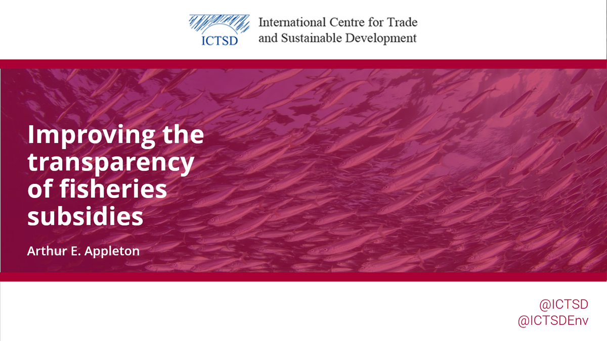 ICTSD's tweet photo. Improved notifications at the #WTO, &amp; support outside the WTO for collection of fisheries data, would support efforts to meet the #SDGs: https://t.co/ydBm6XT2QZ https://t.co/mXlxevwajD