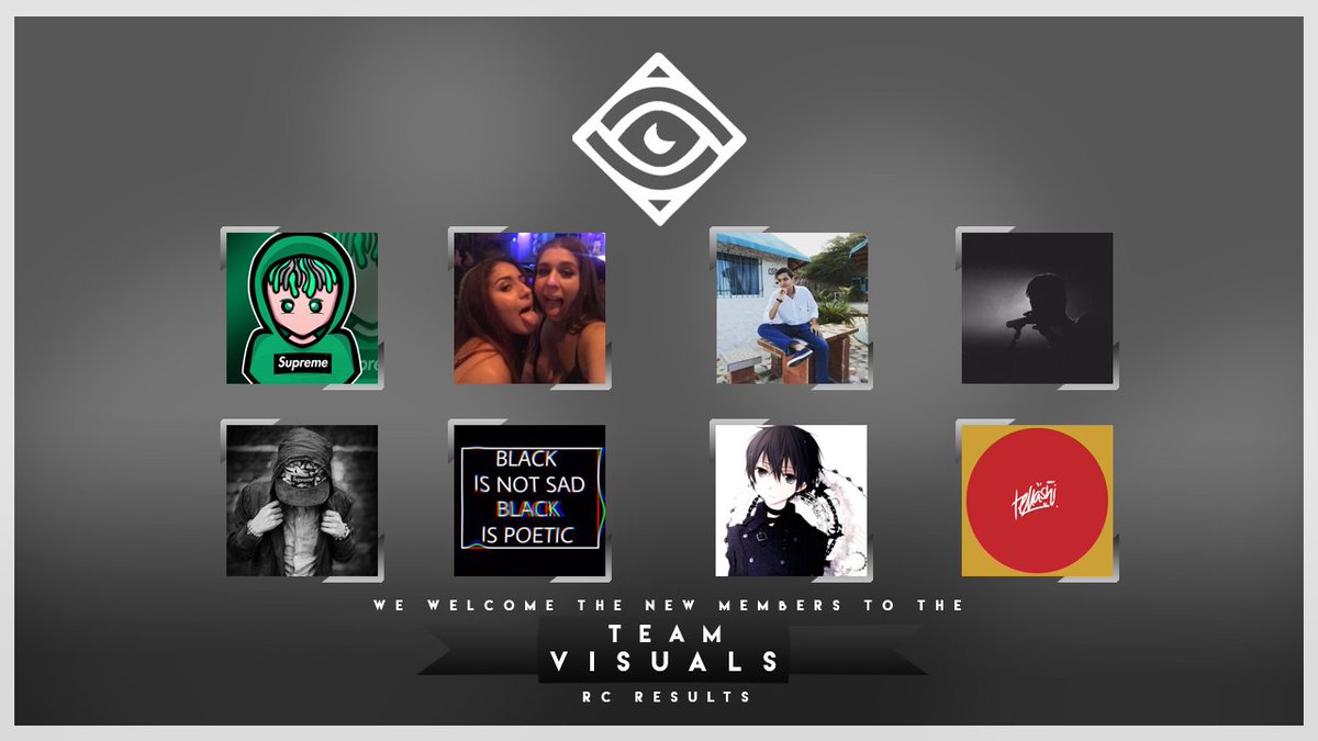 Visuals_Team's tweet photo. ☄️Welcome to the Visual Team ☄️
Thank you all for participating 😉 Unfortunately we can not add to all 😔 ,
                      But very soon we will open again Rc 😋 https://t.co/snhDnvu1PJ