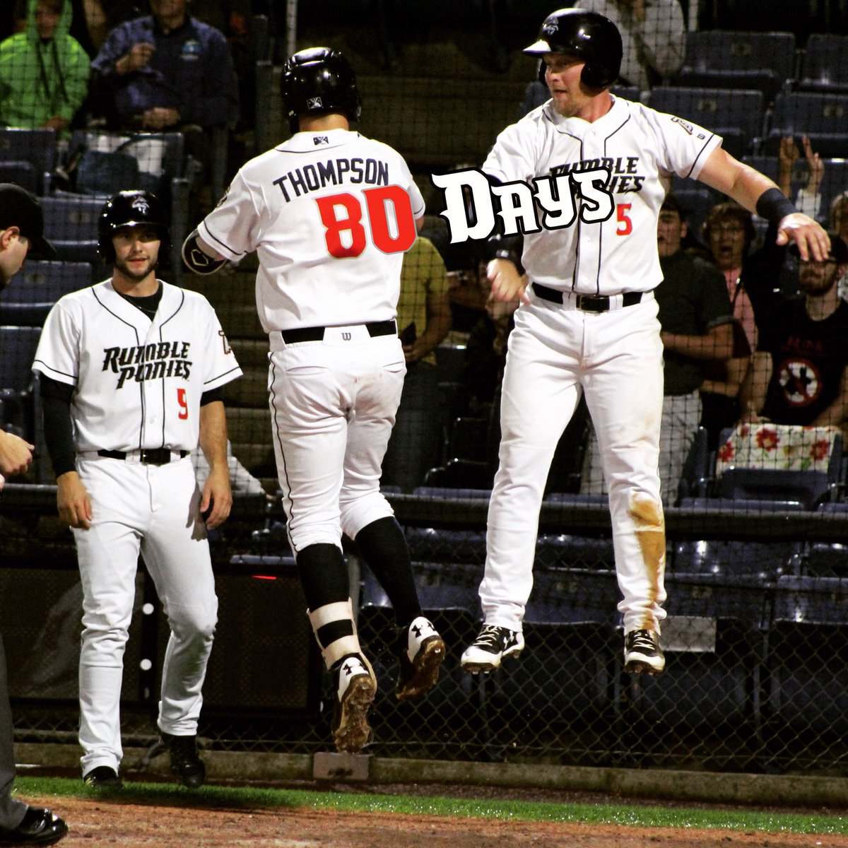 RumblePoniesBB's tweet photo. Only 80 days until Opening Night is a good excuse to jump for joy.
#LetsRumble #April5th2018 https://t.co/8znpw7VO8S