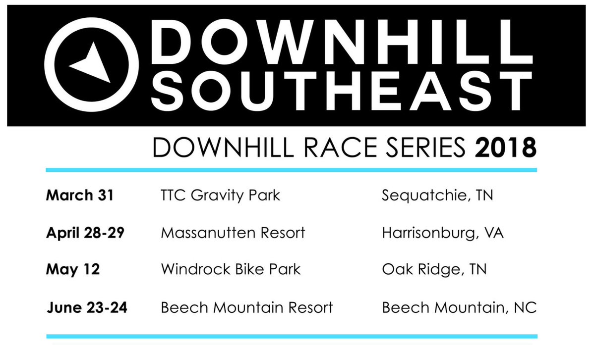 VitalMTB's tweet photo. 2018 Downhill Southeast Schedule - good times comin'! Thanks @nekomulally for the hustle. https://t.co/geEtf9pt3X #USDH #DH https://t.co/4miQPsThWj