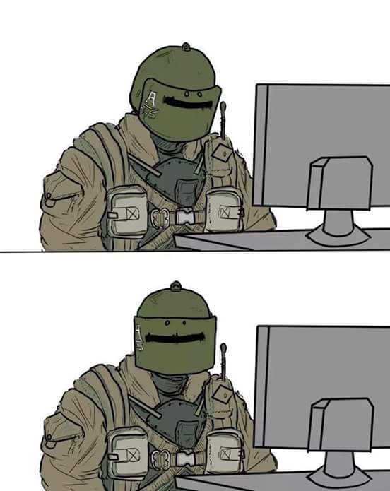 When you headshot a jäger but it didn't kill him
