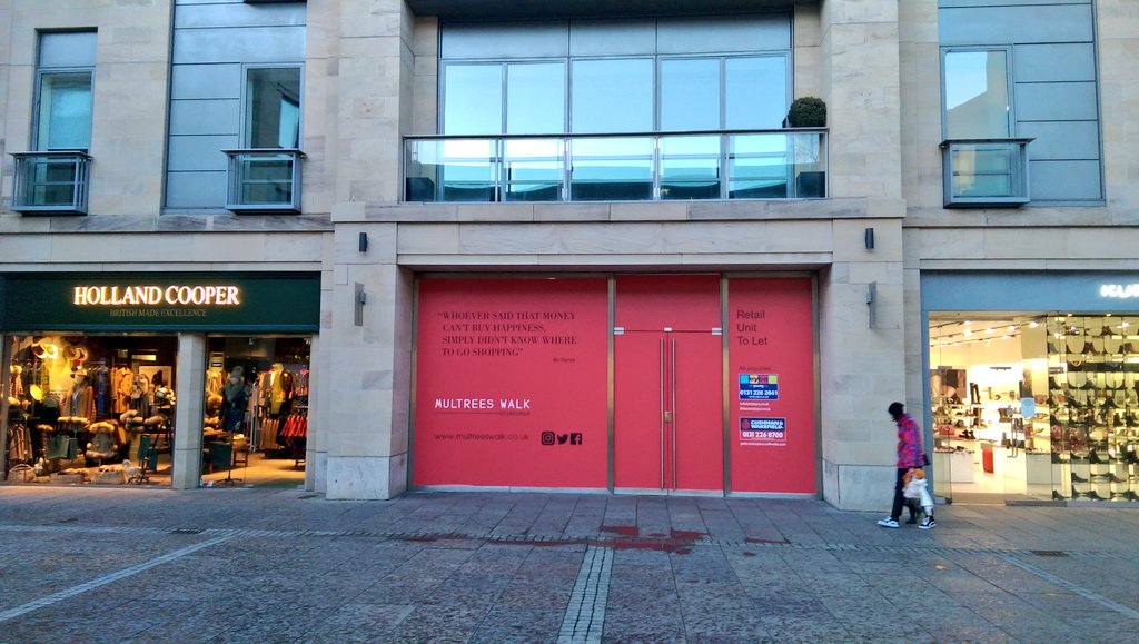 matthewhalsall's tweet photo. Very sad to see the last locally owned shop on #multreeswalk close. The Vincaffe @ValvonaCrolla was an oasis - a taste of things to come #Edinburghstjames @theSpurtle? https://t.co/Vu9ukxM28Y